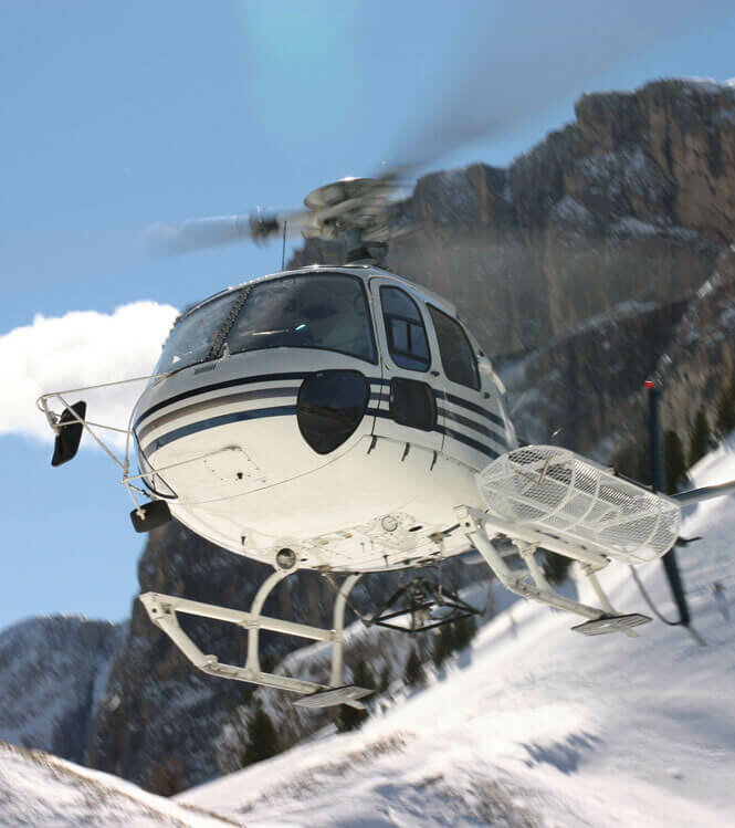Flying gourmet experience over the Mont-Blanc