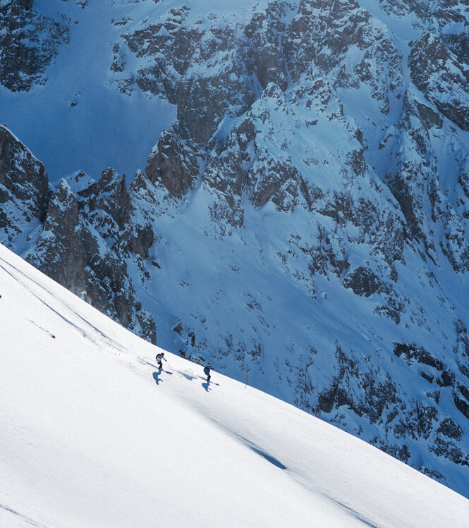 Off-piste in an isolated land
